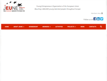Tablet Screenshot of jeune-europe.org